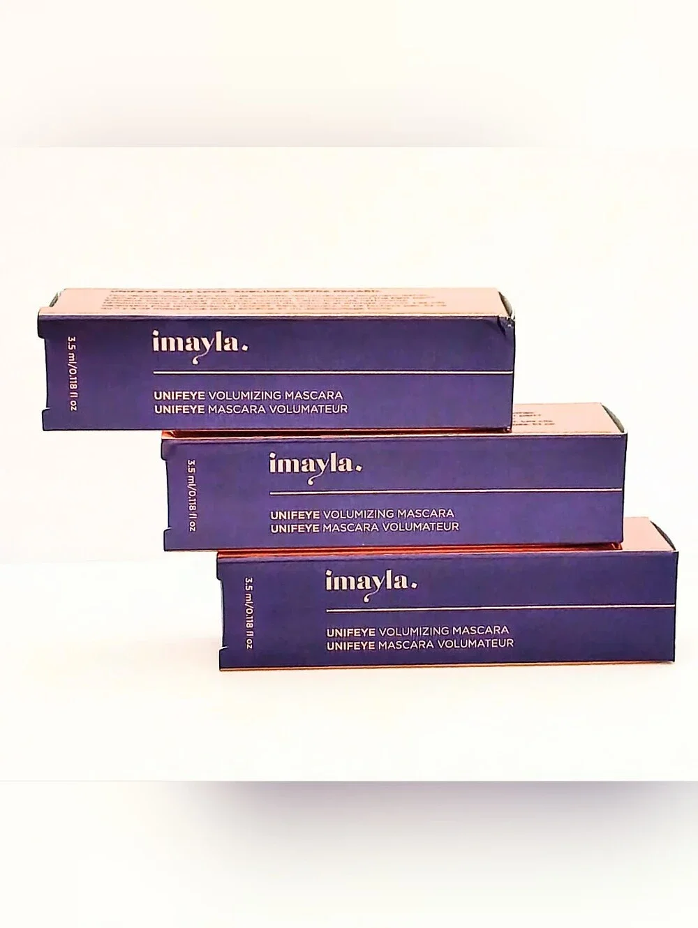 Imayla Unifeye Volumizing Mascara Black 3.5 mL Lot of 3 New Sealed